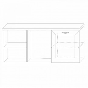 Полка навесная 4 Сиена в Перми - perm.mebel24.online | фото 3