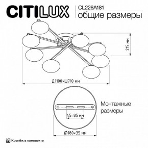 Потолочная люстра Citilux Atman Smart CL226A181 в Перми - perm.mebel24.online | фото 10