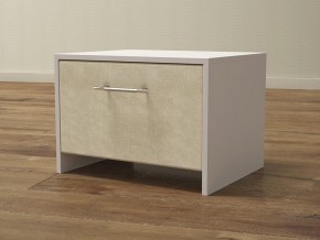 PROxSON Тумба Varna (ЛДСП Белая+ткань Белый/Savana Milk (молочный)) 51x40 в Перми - perm.mebel24.online | фото