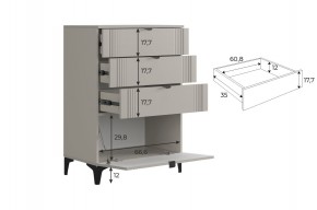 РИЧ Гостиная (модульная) кашемир в Перми - perm.mebel24.online | фото 6