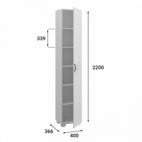 Шкаф для белья Монблан МБ-22К в Перми - perm.mebel24.online | фото 5