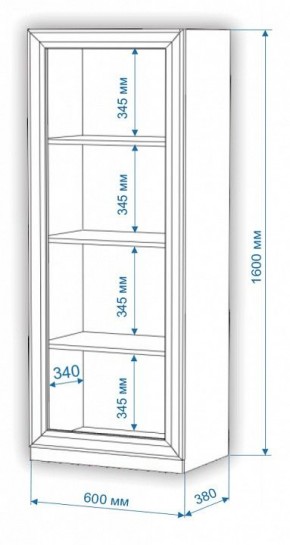 Шкаф для белья Нобиле ВтН-ФГД в Перми - perm.mebel24.online | фото 2