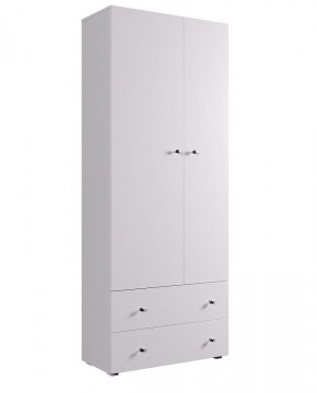Шкаф ДМ 800 с 2-мя ящиками (белый) в Перми - perm.mebel24.online | фото