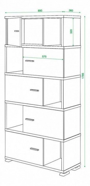 Шкаф комбинированный Домино СБ-30/5 в Перми - perm.mebel24.online | фото 3