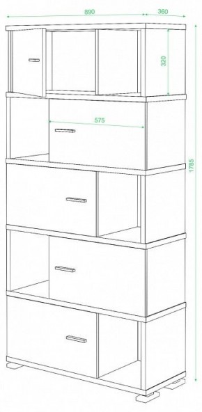 Шкаф комбинированный Домино СБ-30/5 в Перми - perm.mebel24.online | фото 3