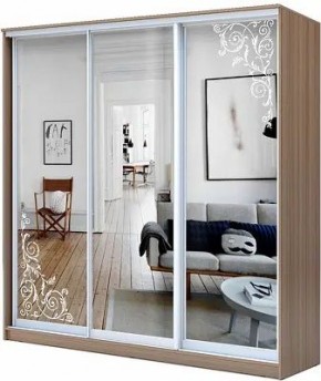 Шкаф-купе ХИТ 23-20/2-656 ОРНАМЕНТ в Перми - perm.mebel24.online | фото