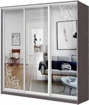 Шкаф-купе ХИТ 24-18-656 ОРНАМЕНТ в Перми - perm.mebel24.online | фото