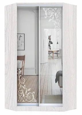 Шкаф-купе ХИТ-У-24-4-66 ОРНАМЕНТ в Перми - perm.mebel24.online | фото