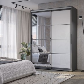 Шкаф-купе Крафт-6 1.6 м ШКК-06 (графит) в Перми - perm.mebel24.online | фото