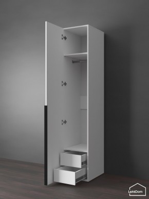 Шкаф Linnea MHR-1-3 2050х400х510 (Белый-М 11.1.1) в Перми - perm.mebel24.online | фото 7