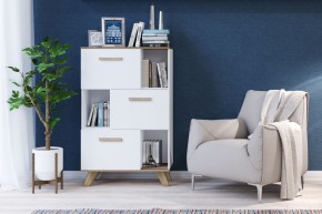 Шкаф низкий с нишами Вега Скандинавия в Перми - perm.mebel24.online | фото 4