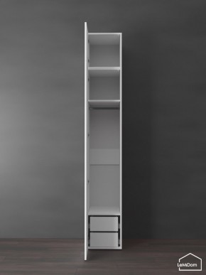 Шкаф с антресолью Linnea MHR-1POA-3 2450х400х510 (Белый-М 11.1.2) в Перми - perm.mebel24.online | фото 5