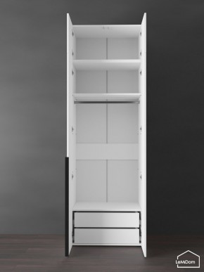 Шкаф с антресолью Linnea MHR-2A-3 2450х800х510 (Белый-М 11.1.1) в Перми - perm.mebel24.online | фото 6