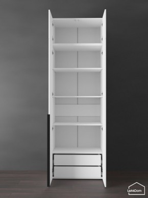 Шкаф с антресолью Linnea MHR-2A-4 2450х800х510 (Белый-М 11.1.1) в Перми - perm.mebel24.online | фото 6