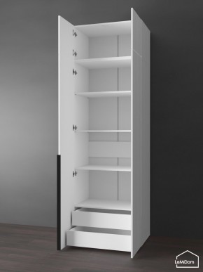 Шкаф с антресолью Linnea MHR-2A-4 2450х800х510 (Белый-М 11.1.2) в Перми - perm.mebel24.online | фото 5