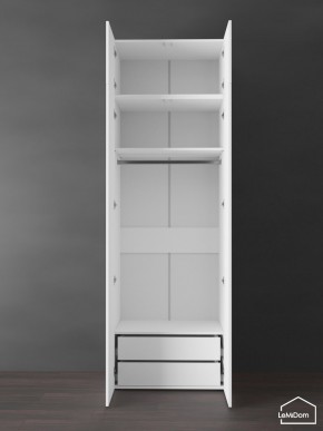 Шкаф с антресолью Linnea MHR-2POA-3 2450х800х510 (Белый-М 11.1.2) в Перми - perm.mebel24.online | фото 5