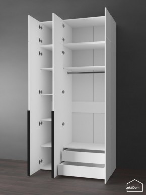 Шкаф с антресолью Linnea MHR-3A-2 2450х1200х510 (Белый-М 11.1.1) в Перми - perm.mebel24.online | фото 5