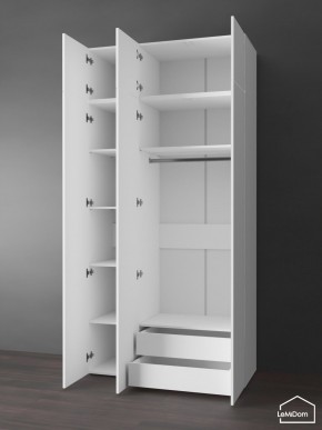Шкаф с антресолью Linnea MHR-3POA-2 2450х1200х510 (Белый-М 11.1.1) в Перми - perm.mebel24.online | фото 5