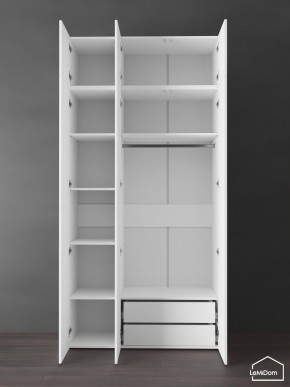 Шкаф с антресолью Linnea MHR-3POA-2 2450х1200х510 (Белый-М 11.1.1) в Перми - perm.mebel24.online | фото 6