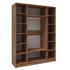 Шкаф Вегас 1600 Дуб крафт табачный/Дуб крафт белый в Перми - perm.mebel24.online | фото 2