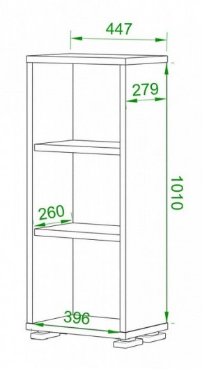 Стеллаж Домино ПУ-10-1 в Перми - perm.mebel24.online | фото 2