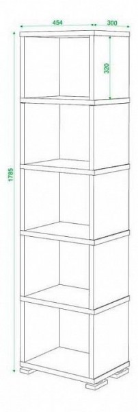 Стеллаж Домино СБ-15/5 в Перми - perm.mebel24.online | фото 2