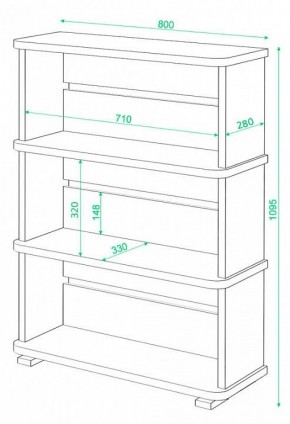 Стеллаж Домино СБ-25/3 в Перми - perm.mebel24.online | фото 3