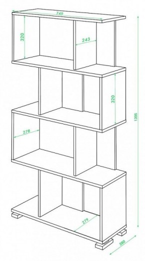 Стеллаж Домино СЛ-5-4 в Перми - perm.mebel24.online | фото 2