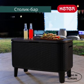 Стол Беви Бар (Bevy Bar Large Cool Bar), коричневый в Перми - perm.mebel24.online | фото 4