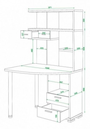 Стол компьютерный Домино СК-20 в Перми - perm.mebel24.online | фото 5