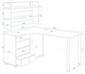 Стол компьютерный Домино СР-145М в Перми - perm.mebel24.online | фото 3