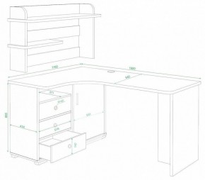 Стол компьютерный Домино СР-165 в Перми - perm.mebel24.online | фото 3