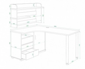 Стол компьютерный Домино СР-165М в Перми - perm.mebel24.online | фото 2