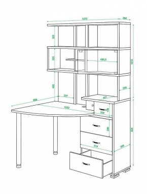 Стол компьютерный Домино СР-320 в Перми - perm.mebel24.online | фото 5