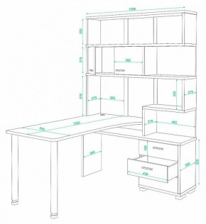 Стол компьютерный Домино СР-420/130 в Перми - perm.mebel24.online | фото 2