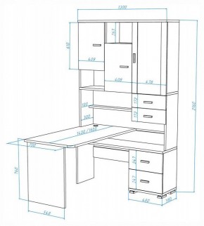 Стол компьютерный Домино СР-620-160 в Перми - perm.mebel24.online | фото 2