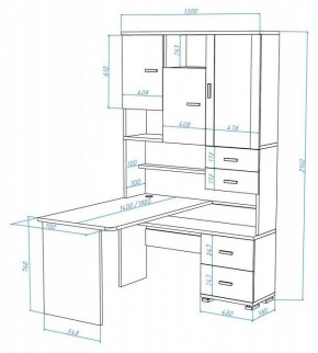 Стол компьютерный Домино СР-620/180 в Перми - perm.mebel24.online | фото 2