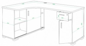 Стол письменный Домино СР-160М в Перми - perm.mebel24.online | фото 2