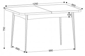 Стол раскладной Ялта-2 (опоры массив цилиндрический) в Перми - perm.mebel24.online | фото 7