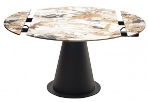Стол TERAMO 135 GLOSS GRAND JADE SOLID CERAMIC, керамика, поворотн.механизм / Черный каркас, ®DISAUR в Перми - perm.mebel24.online | фото 14