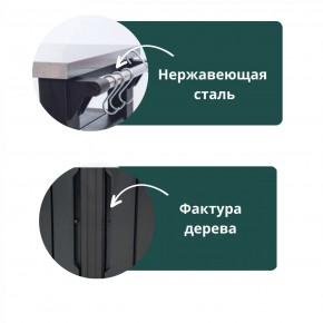 Столик для барбекю 415 Л (Unity Chef 415 L) графит в Перми - perm.mebel24.online | фото 5