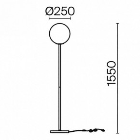 Торшер Maytoni Ring MOD013FL-01BS в Перми - perm.mebel24.online | фото 4