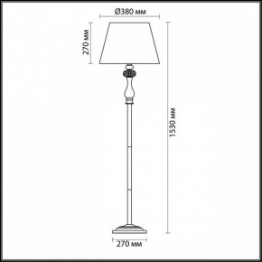 Торшер Odeon Light Gaellori 3393/1F в Перми - perm.mebel24.online | фото 3