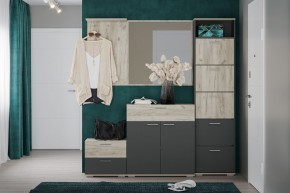 Тумба для обуви НМ 013.24 "Санти" (Антрацит/Крафт Серый) в Перми - perm.mebel24.online | фото 3