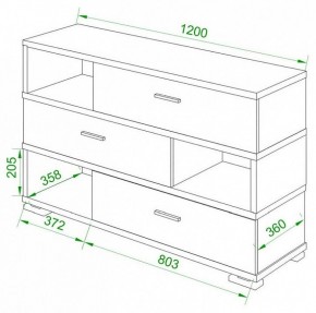 Тумба комбинированная Домино СБ-40/3-ПВК в Перми - perm.mebel24.online | фото 2