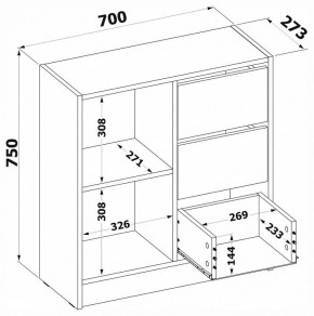 Тумба комбинированная Т-1 в Перми - perm.mebel24.online | фото 4