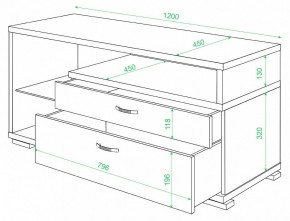 Тумба под ТВ Домино ТК-10М в Перми - perm.mebel24.online | фото 2