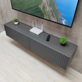 Тумба подвесная под ТВ LINES MTV1-MA 750 Темно-серый (Графит-M 10.1.25) в Перми - perm.mebel24.online | фото 11