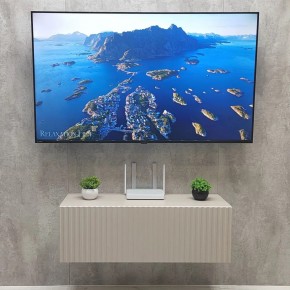 Тумба подвесная под ТВ LINES MTV3-MA 900 Бежевый (Леда-М 10.1.5) в Перми - perm.mebel24.online | фото 3