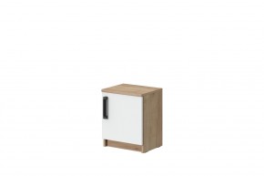 Тумба прикроватная Эконом (Дуб крафт золотой/Белый текстурный) в Перми - perm.mebel24.online | фото 1